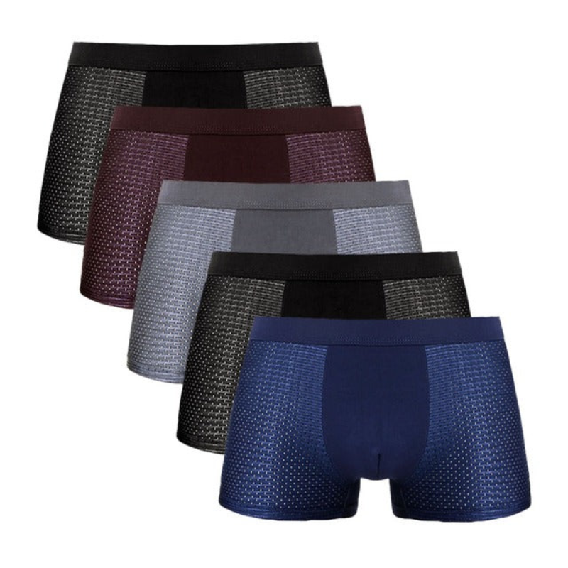 Boxer En Fibre De Bambou - 5 Boxers Achetés = 5 Boxers Offerts